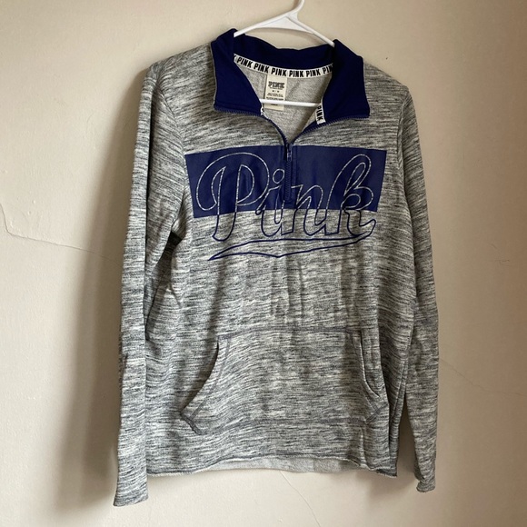 Victoria Secret Pink Pullover Quarter Zip Medium - Picture 8 of 8